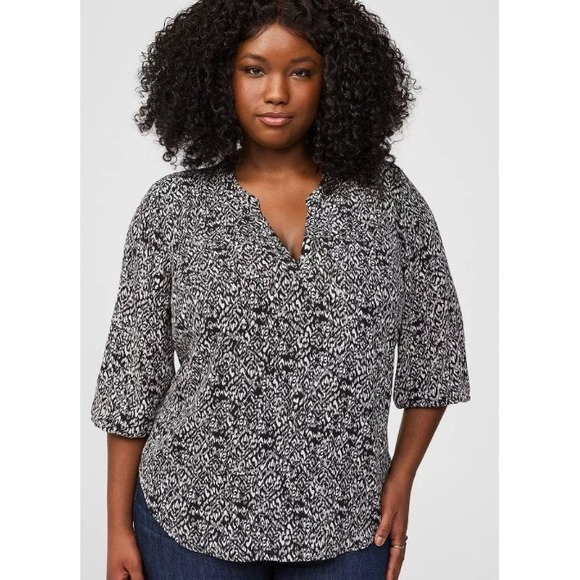 torrid Tops - Torrid Black Blouse Size 0 - Size 12 - Large